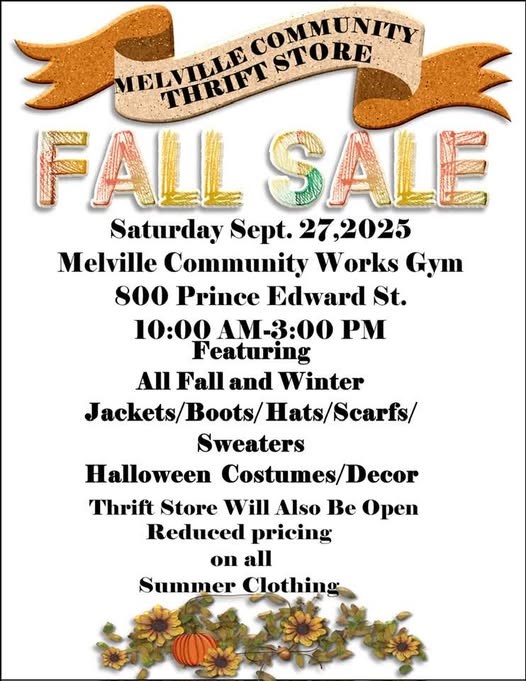 Melville Community Thrift Store Fall Sale