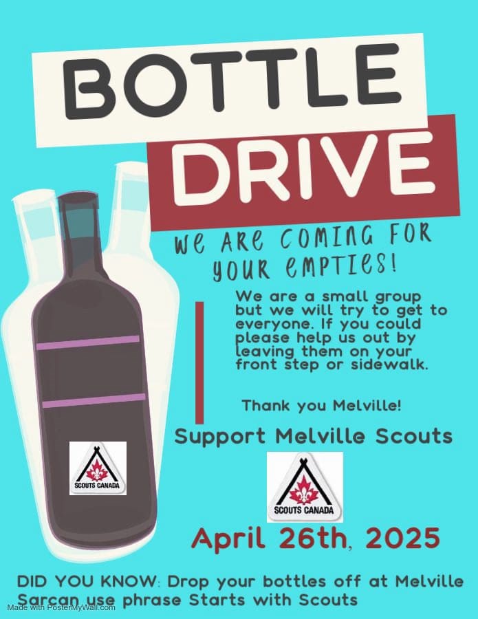 Melville Scouts Bottle Drive