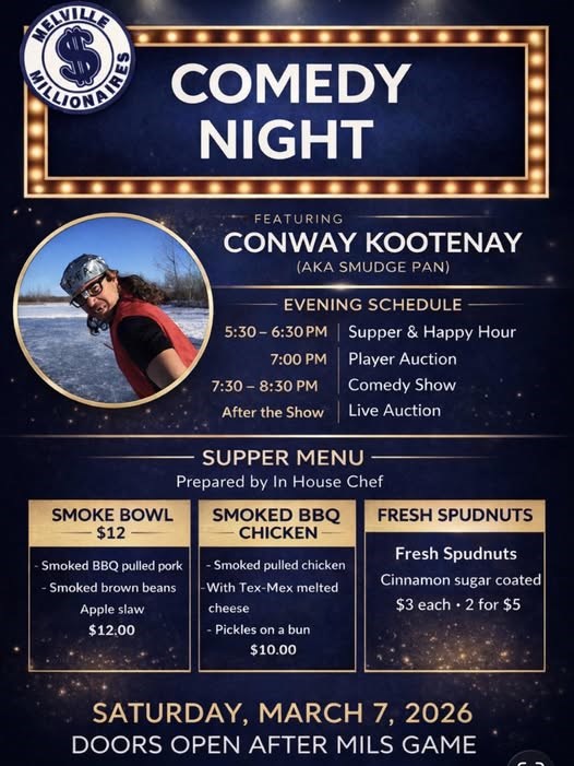 Melville Millionaires Comedy Night