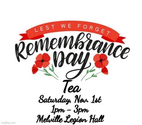 Remembrance Day Tea