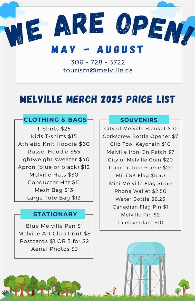melville merchandise list